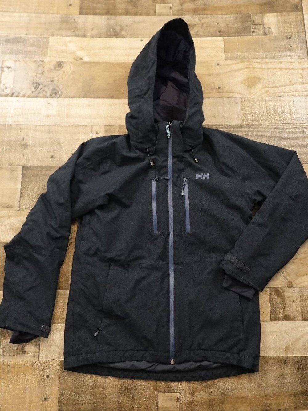 Helly Hansen Juniper H2Flow Ski Jacket Men’s Small Navy Primaloft Hooded